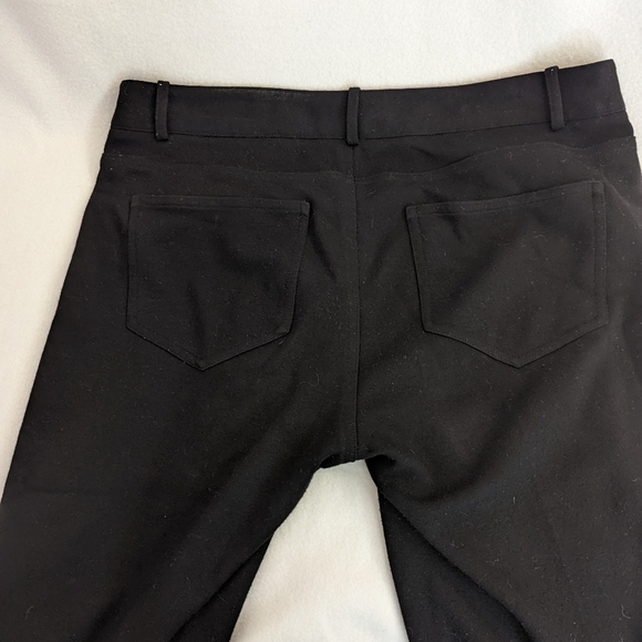 Calvin Klein black boot cut straight leg comuter pants - Picture 6 of 10